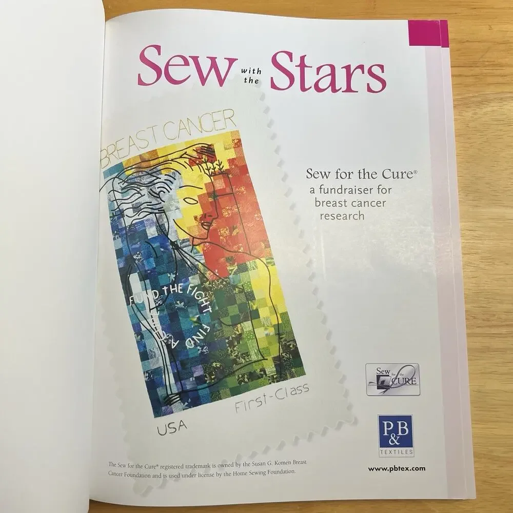 Sew with the Stars Sew for the Cure Fundraiser for Breast Cancer Research Quilt